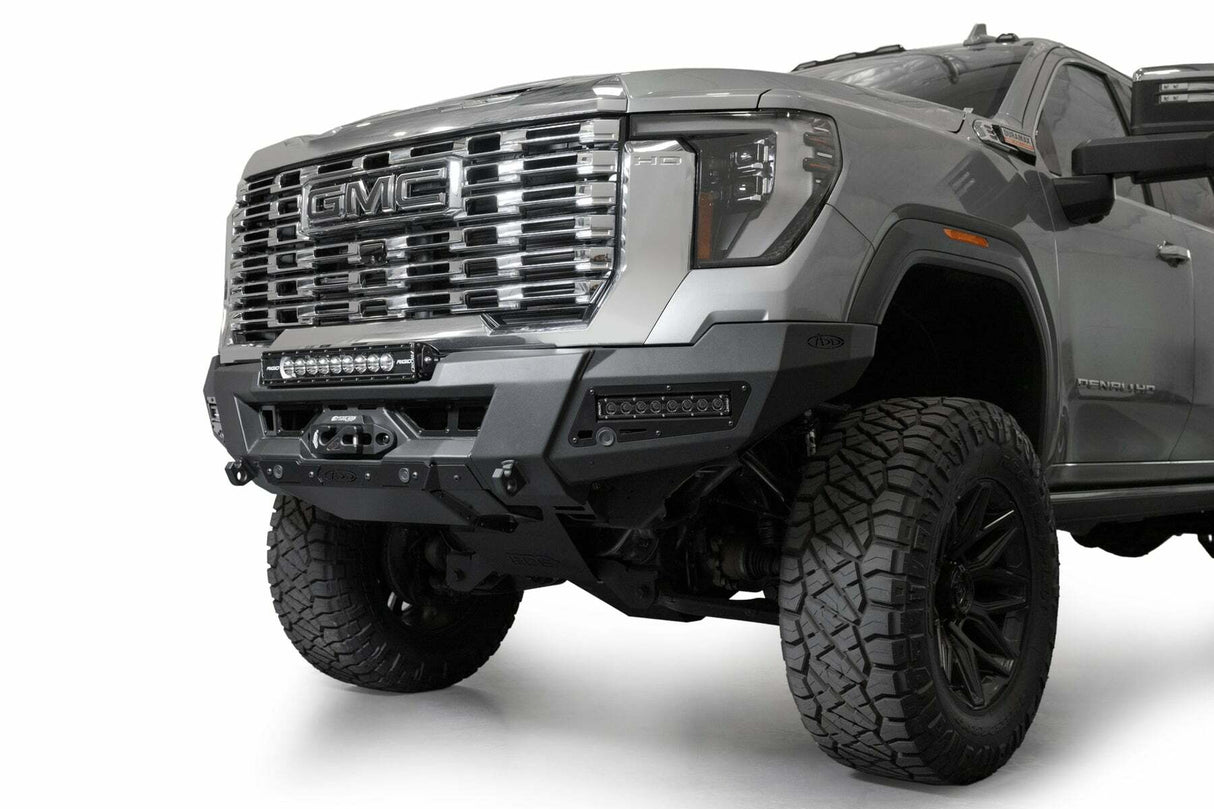 Addictive Desert Designs - 2024-2025 GMC Sierra 2500/3500 HD Phantom Winch Front Bumper - F730335070103