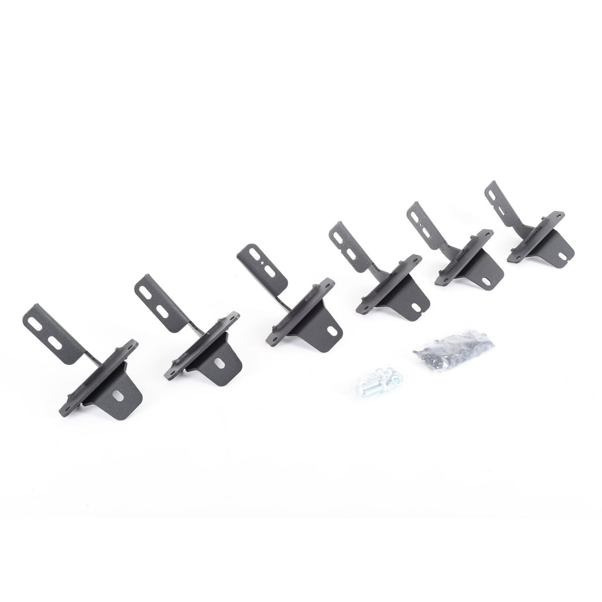Go Rhino 6941296 - V-Series V3, RB30 and RB Slim Side Steps - MOUNTING BRACKETS ONLY - Textured Black