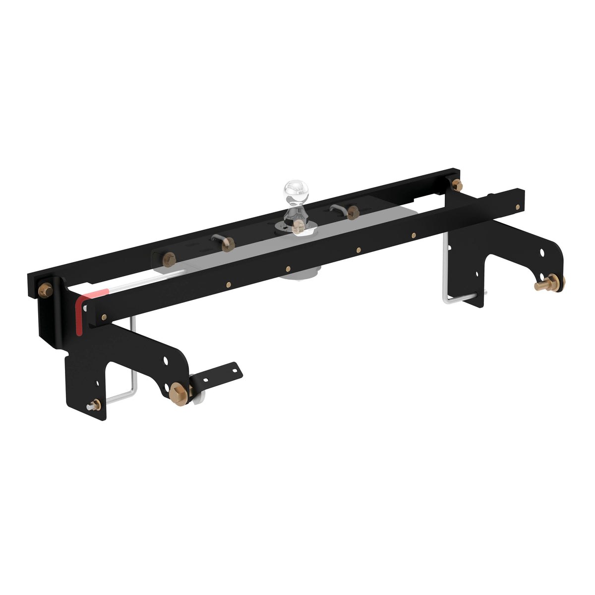 Curt - Under-Bed Gooseneck Install Brackets, Select Silverado, Sierra 1500, 2500, 3500 - 60652