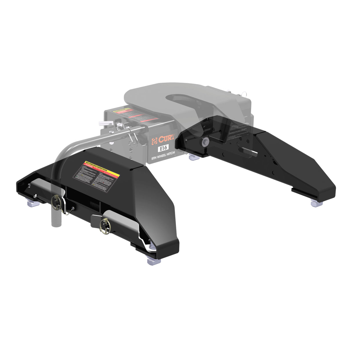 Curt - Puck System 5th Wheel Legs, Select Silverado, Sierra 2500, 3500 HD, 8' Bed, 25K - 16025