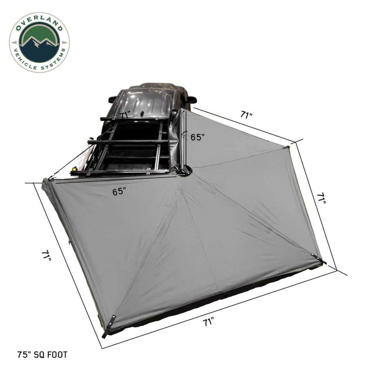 Overland Vehicle Systems - Nomadic 270 LTE Passenger Side 270 Degree Awning - 19689909