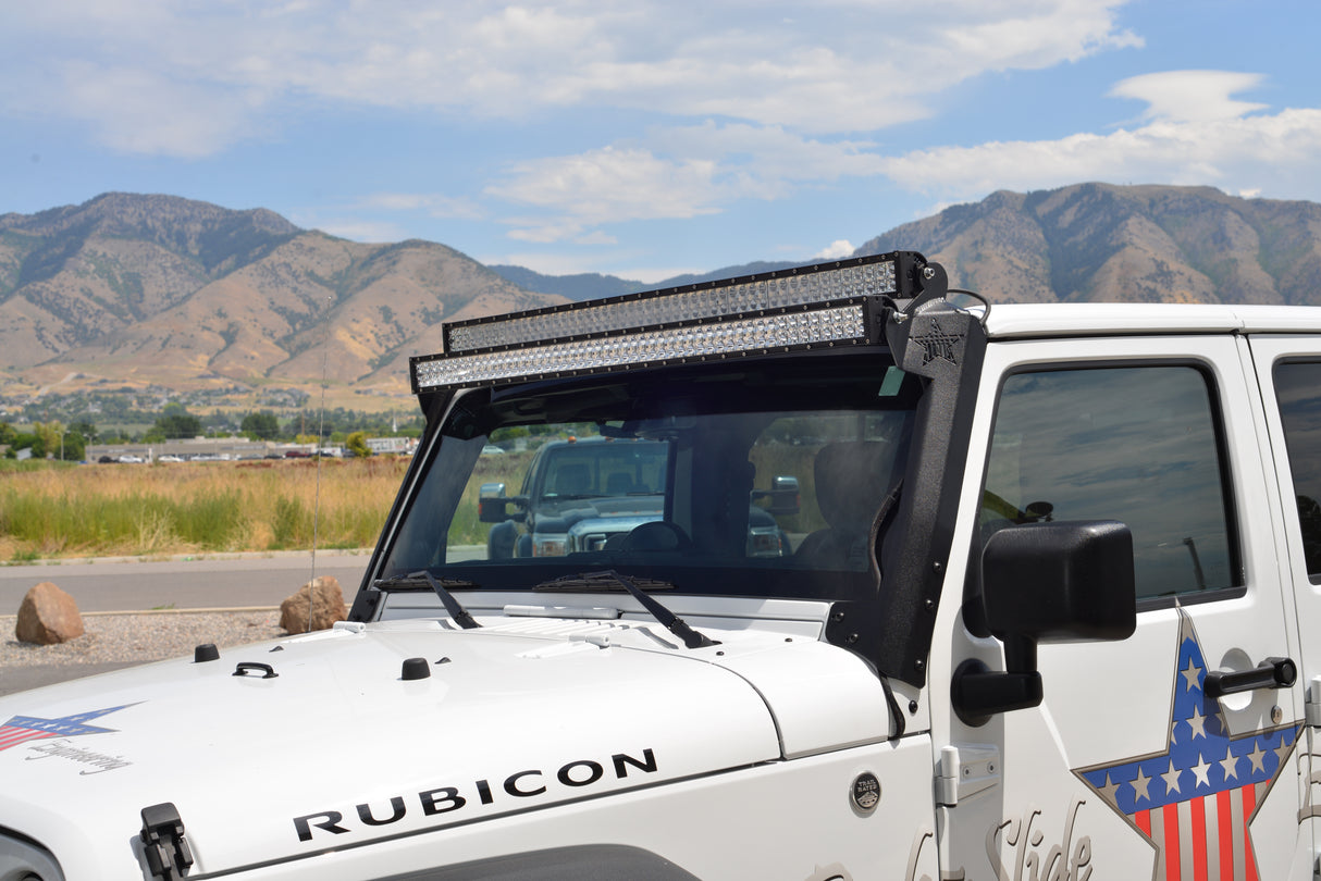 Rock-Slide Engineering AC-WS-101-JK JK 50'' DOUBLE ROW LIGHT BRACKETS