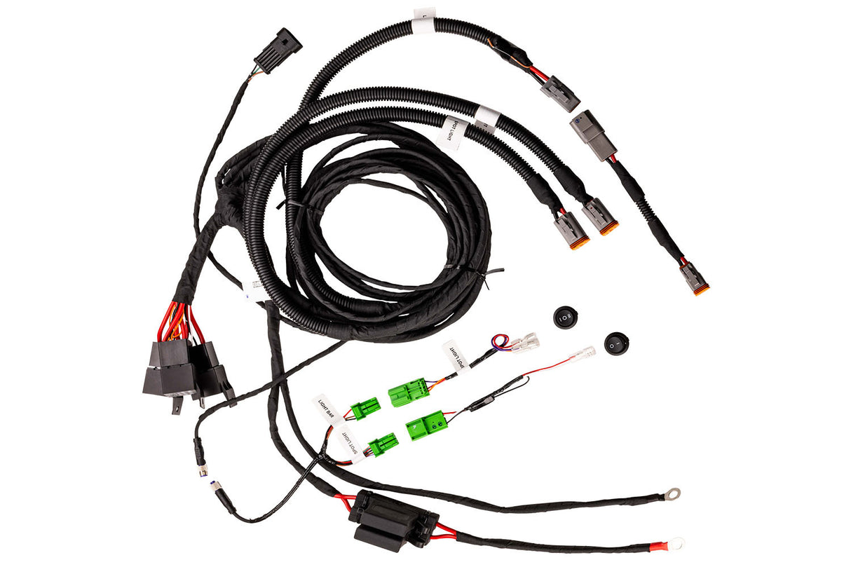Ironman 4x4 - Scope 9" LED Driving Light Wiring Harness - IDLWL002