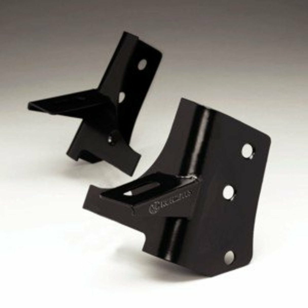 KC Hilites - Windshield Hinge Light Mount Brackets for Jeep Wrangler TJ (1997-2006) - Black - 7311