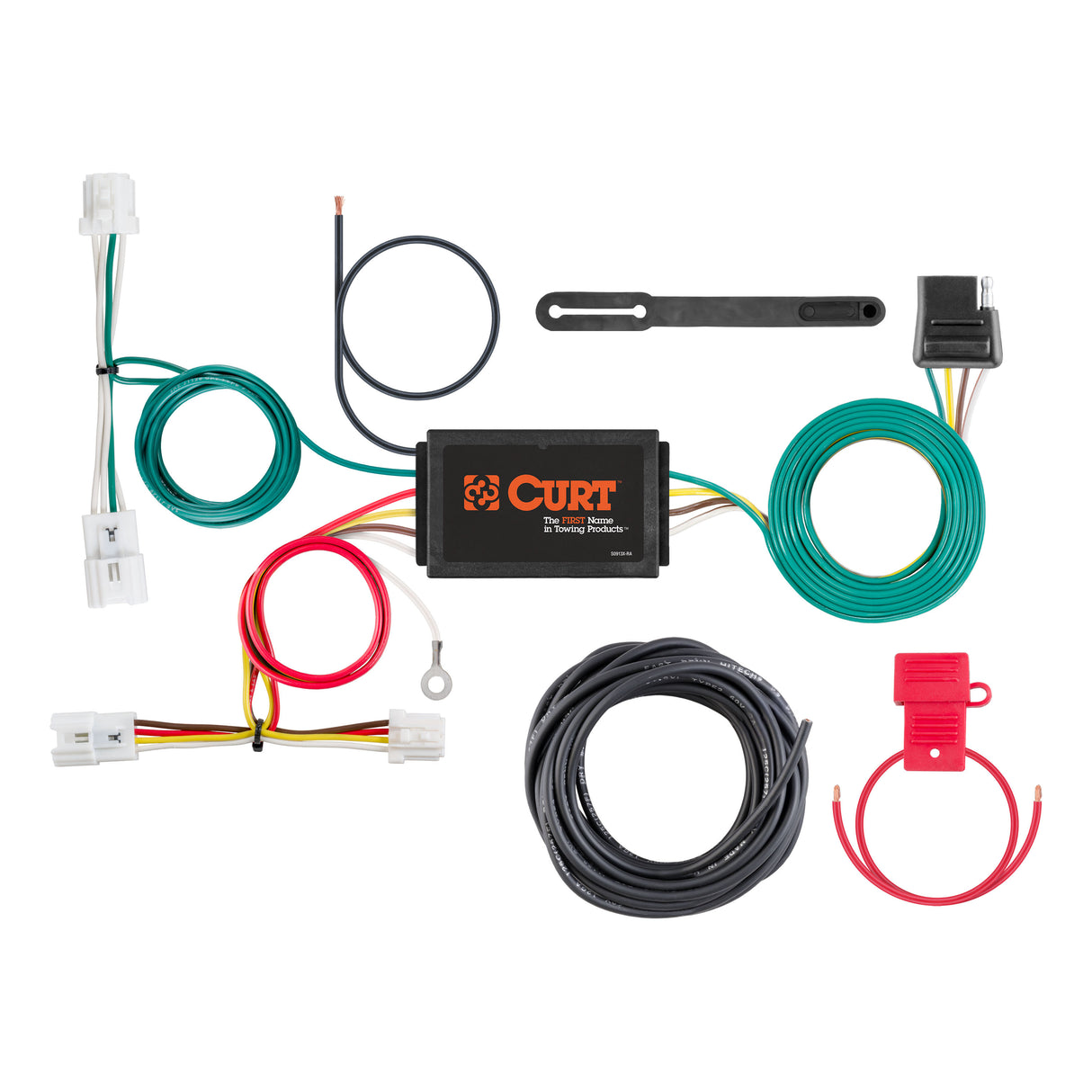 Curt - Custom Wiring Harness, 4-Way Flat Output, Select Nissan Altima - 56339