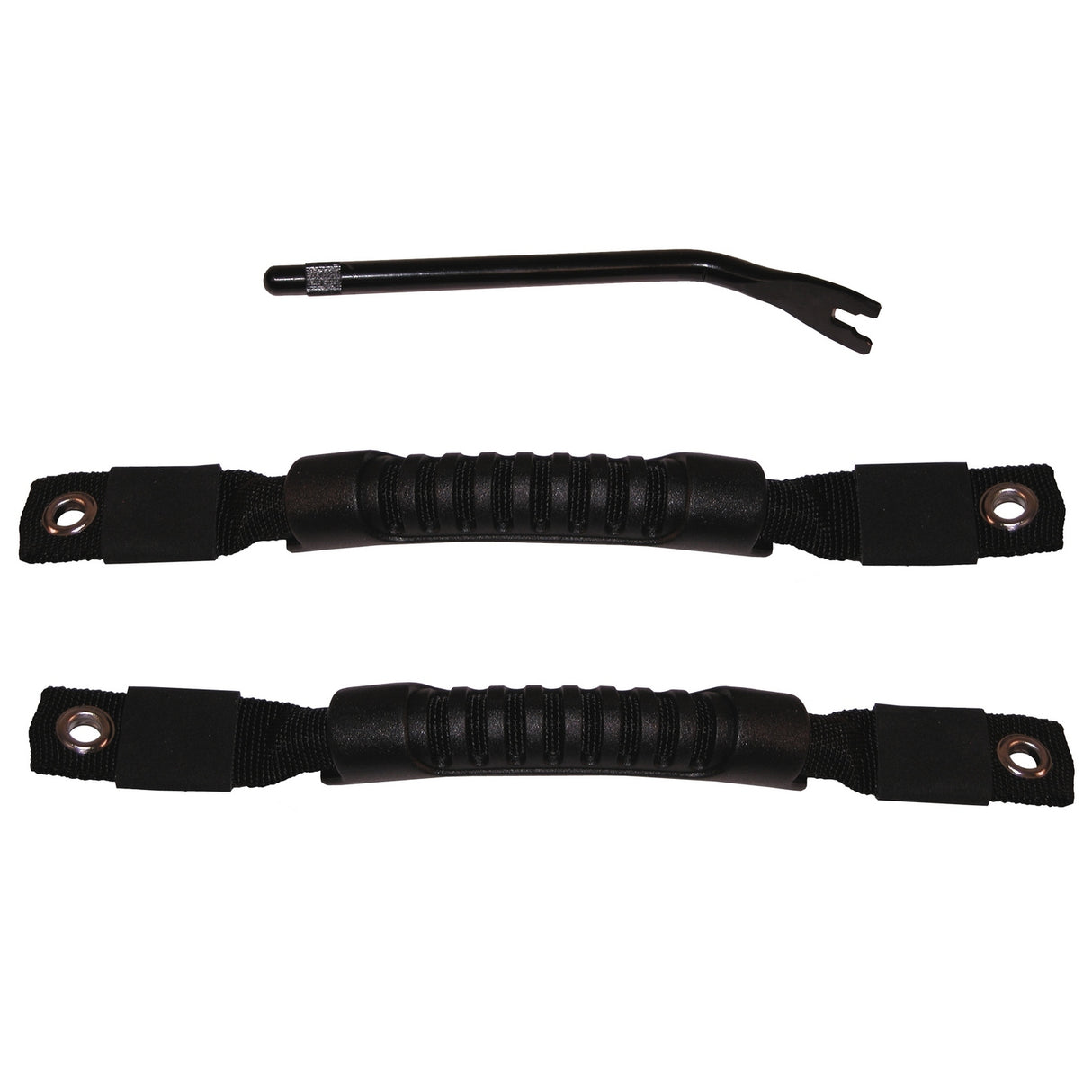 Rugged Ridge - Door Pull Straps, Black; 97-06 Jeep Wrangler TJ - 11826.01