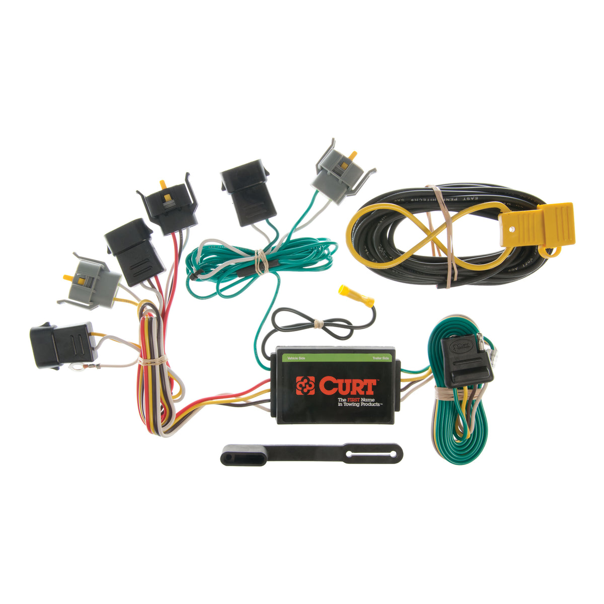 Curt - Custom Wiring, 4-Flat, Battery Connection Required, Select Explorer, Mountaineer - 55345