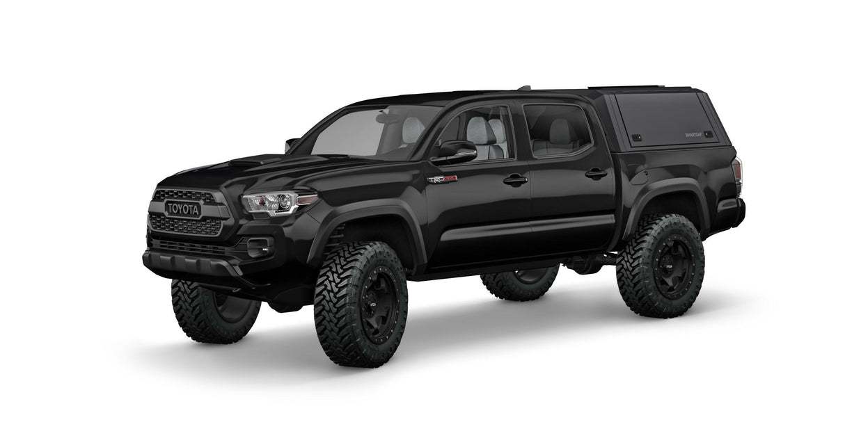 RSI SmartCap - Tacoma Truck Bed Cap SmartCapEVOa Adventure Matte Black For 16-23 Toyota Tacoma 6 Foot Standard Bed SmartCap - EA1303-MB