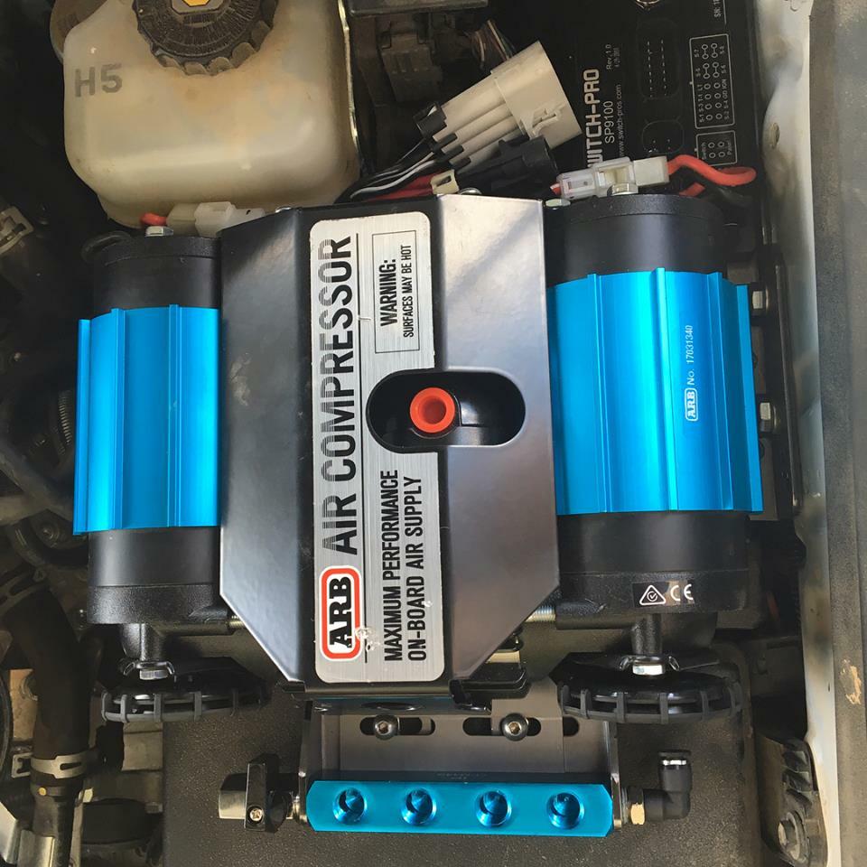 Rago Fabrication - 2005-2009 4th Gen Toyota 4Runner Air Compressor Mount - R0209T4RUARB-V8