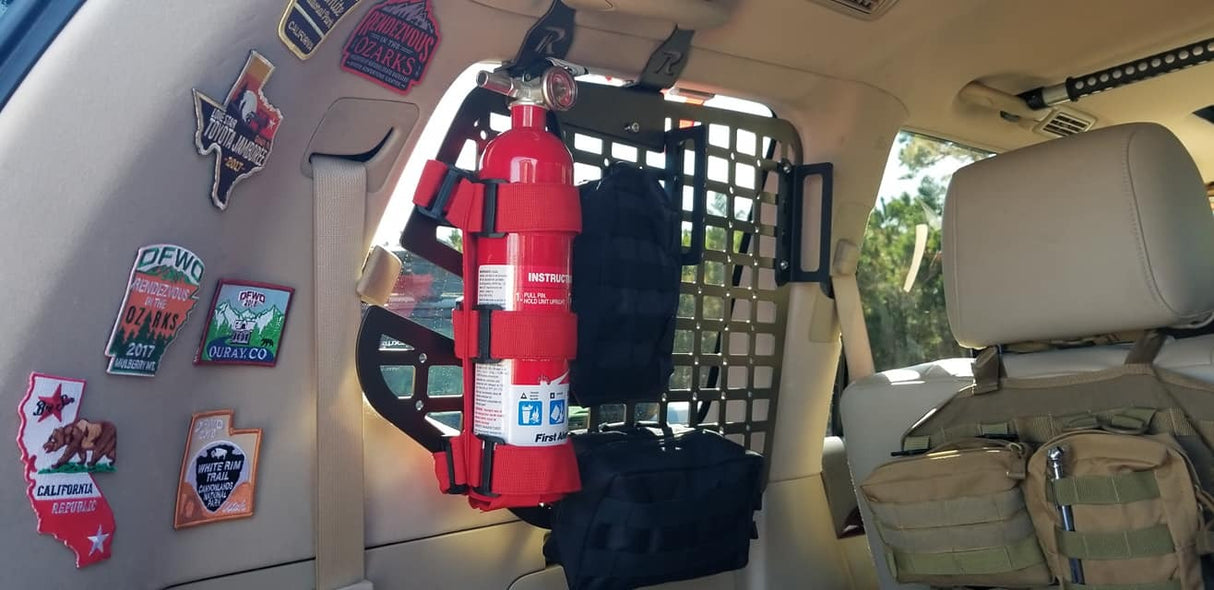 Rago Fabrication - 2002-2009 Lexus GX 470 Rear Window Molle Panels - R0209LGXMSP