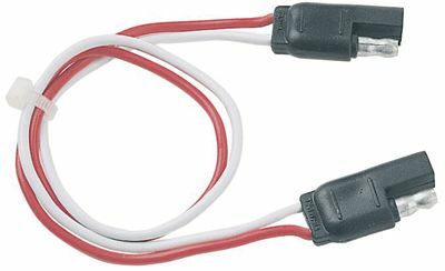 Husky Towing - 30259 2-Way Flat To 2-Way Flat 12 Inch Lead Wire Length