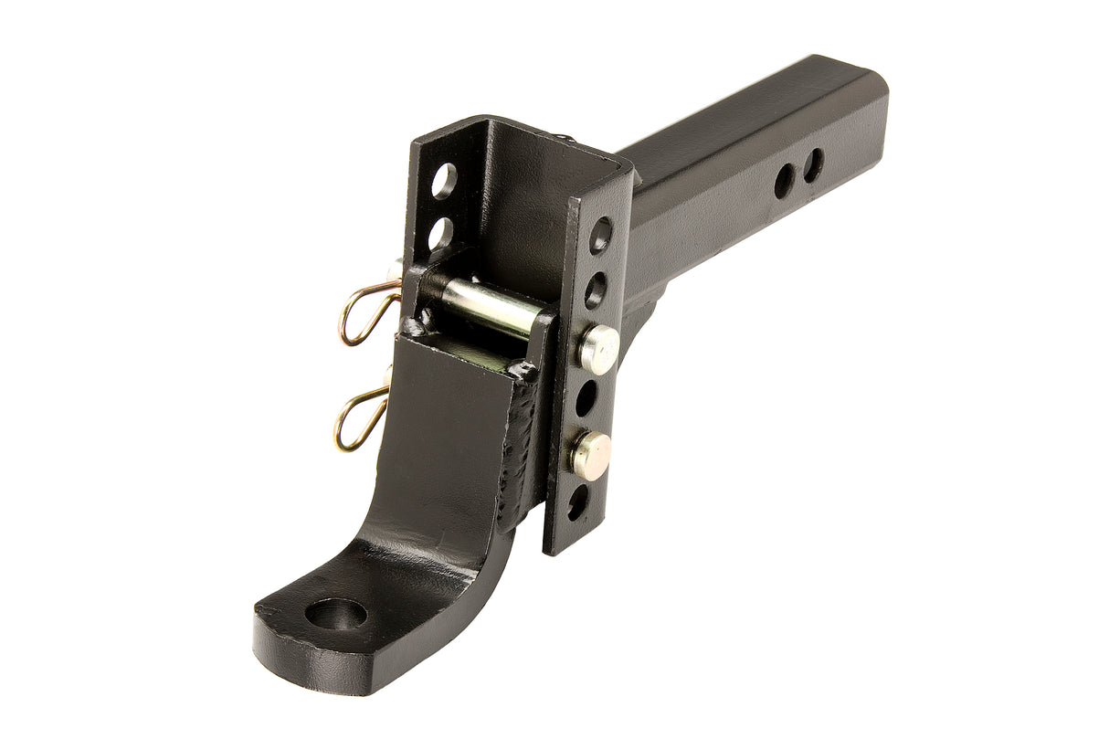 Husky Towing - 33108 For 2" Recvr 6K Gross Wt Adjust Drop Or Rise Accepts 1" Shank W/O Ball Blk Steel