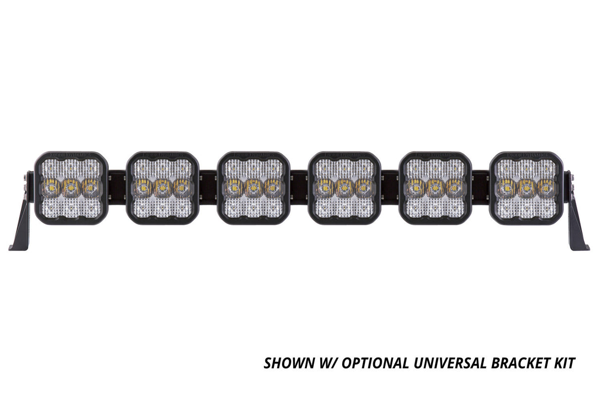 Diode Dynamics - SS5 Pro Universal CrossLink 6-Pod Lightbar White Driving - DD7256