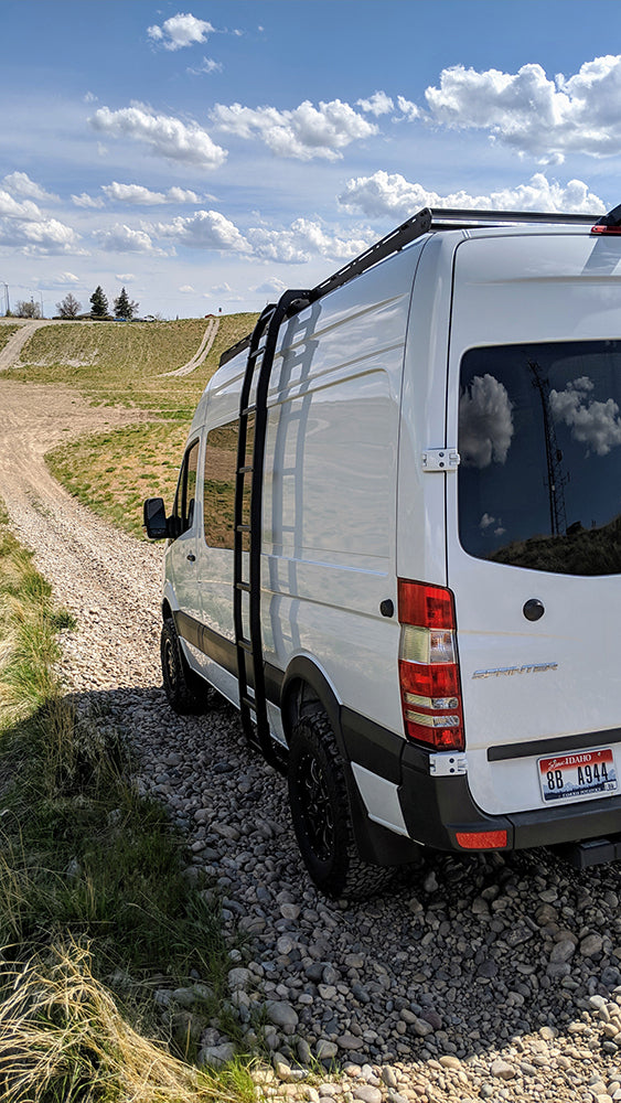 Prinsu - Sprinter Van 144 Prinsu Roof Rack / Cutout for 50" Light Bars / Drill In Kit - 400-000-023-002