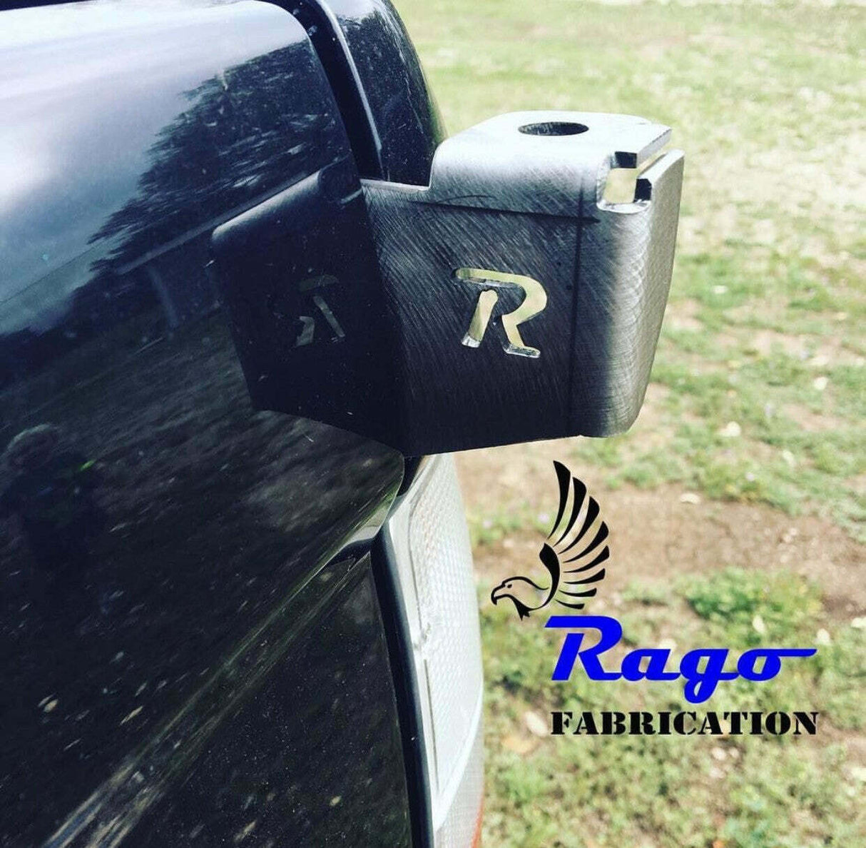 Rago Fabrication - 1995-2004 1st Gen Toyota Tacoma CB Antenna Mount - R9504TTACCB-P