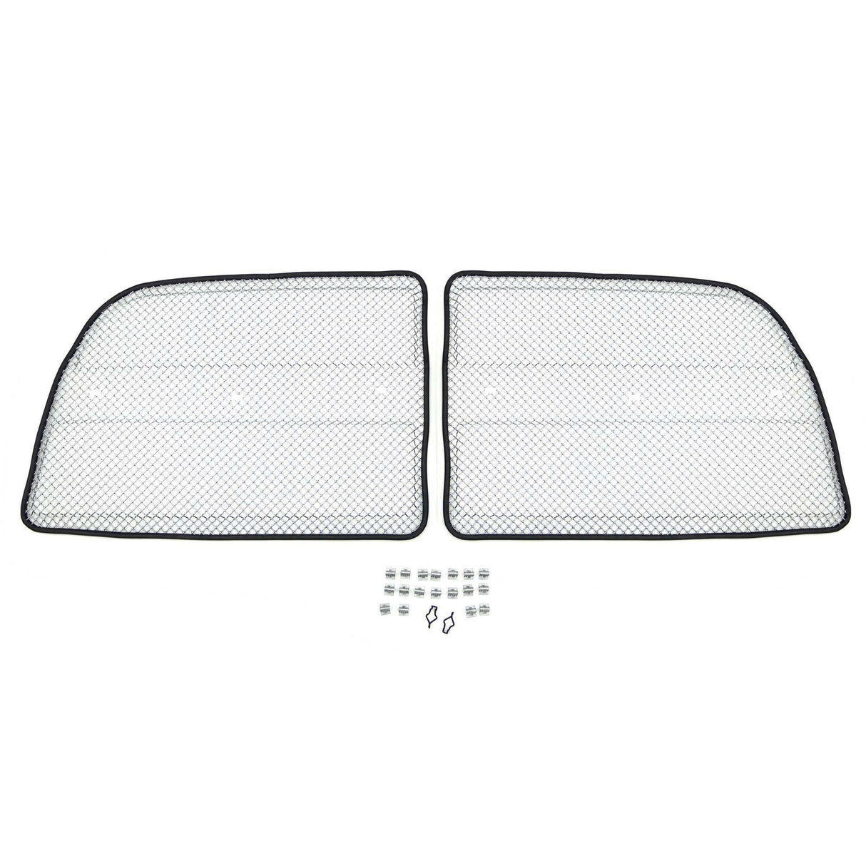 T-Rex Grilles - 2 Pc Small Mesh Stainless Steel Sport Grille Replacement - 44452