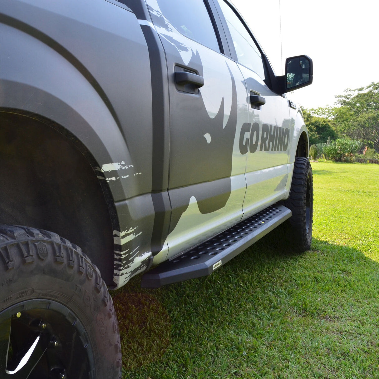 Go Rhino - 69404880PC - RB20 Running Boards With Mounting Brackets - Textured Black