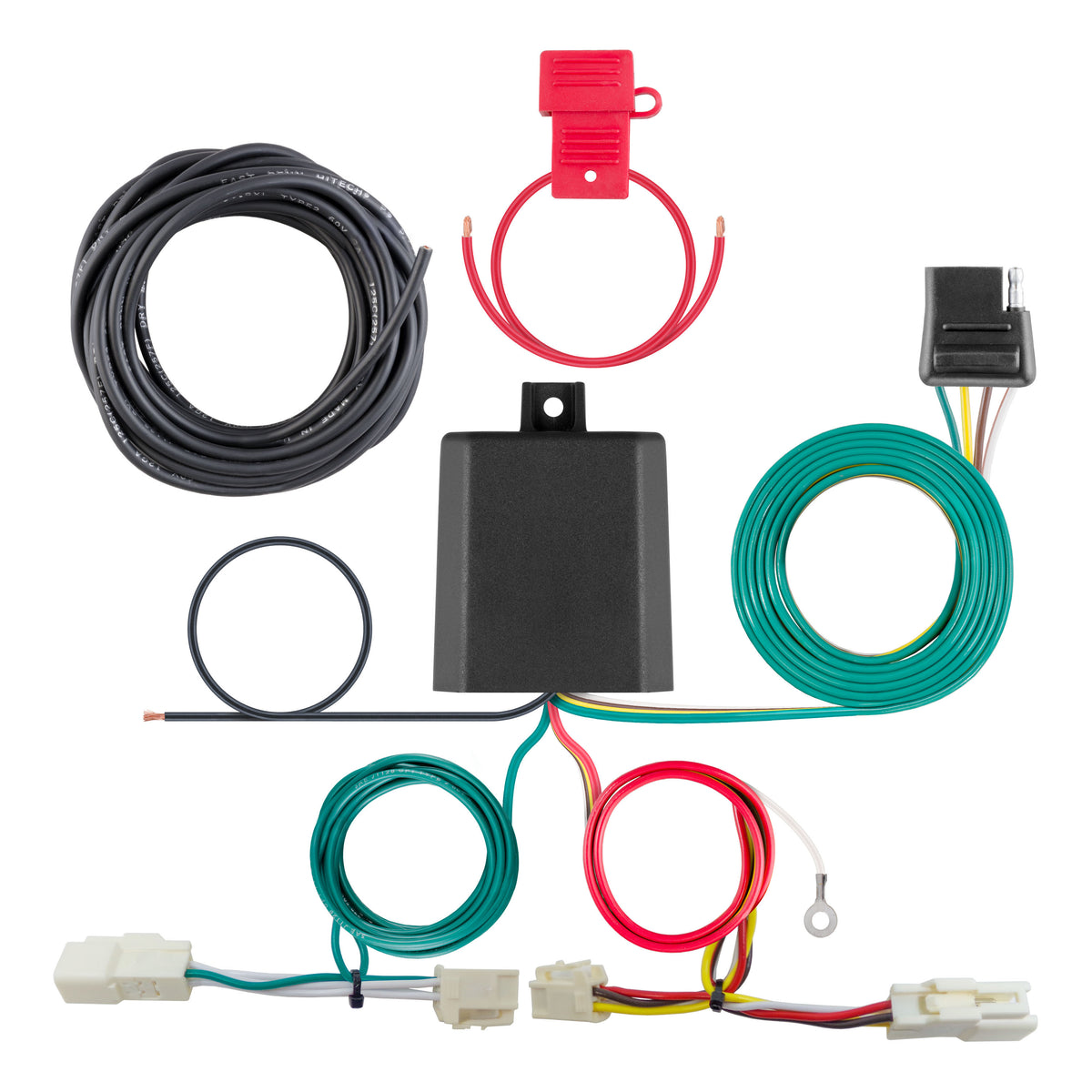 Curt - Custom Wiring Harness, 4-Way Flat Output, Select Toyota Corolla - 56454