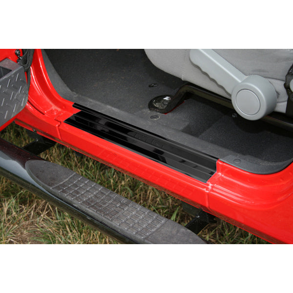 Rugged Ridge - Door Entry Guard Set, Black; 07-16 Jeep Wrangler JK - 11216.10