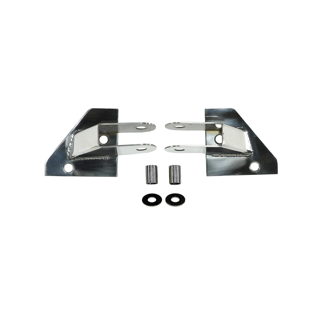 Rugged Ridge - Mirror Relocation Brackets, Stainless Steel; 87-95 Jeep Wrangler YJ - 11026.01