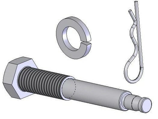 Yakima - Rpl Mounting Hdw Holdup - 8890200