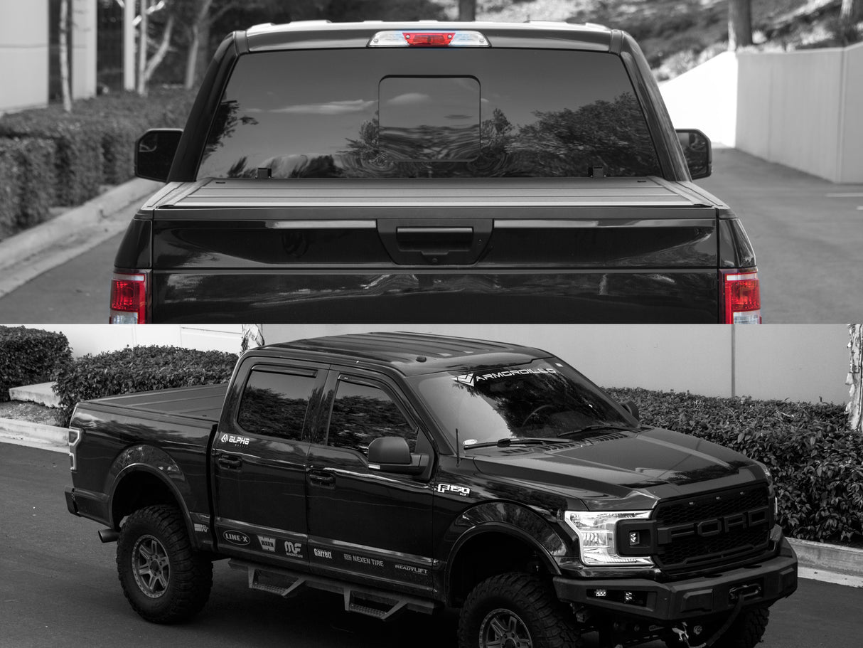 Armordillo 2016-2021 Nissan Titan CoveRex TFX Series Folding Truck Bed Tonneau Cover (5.5 Ft Bed) (W/O Titan Box)