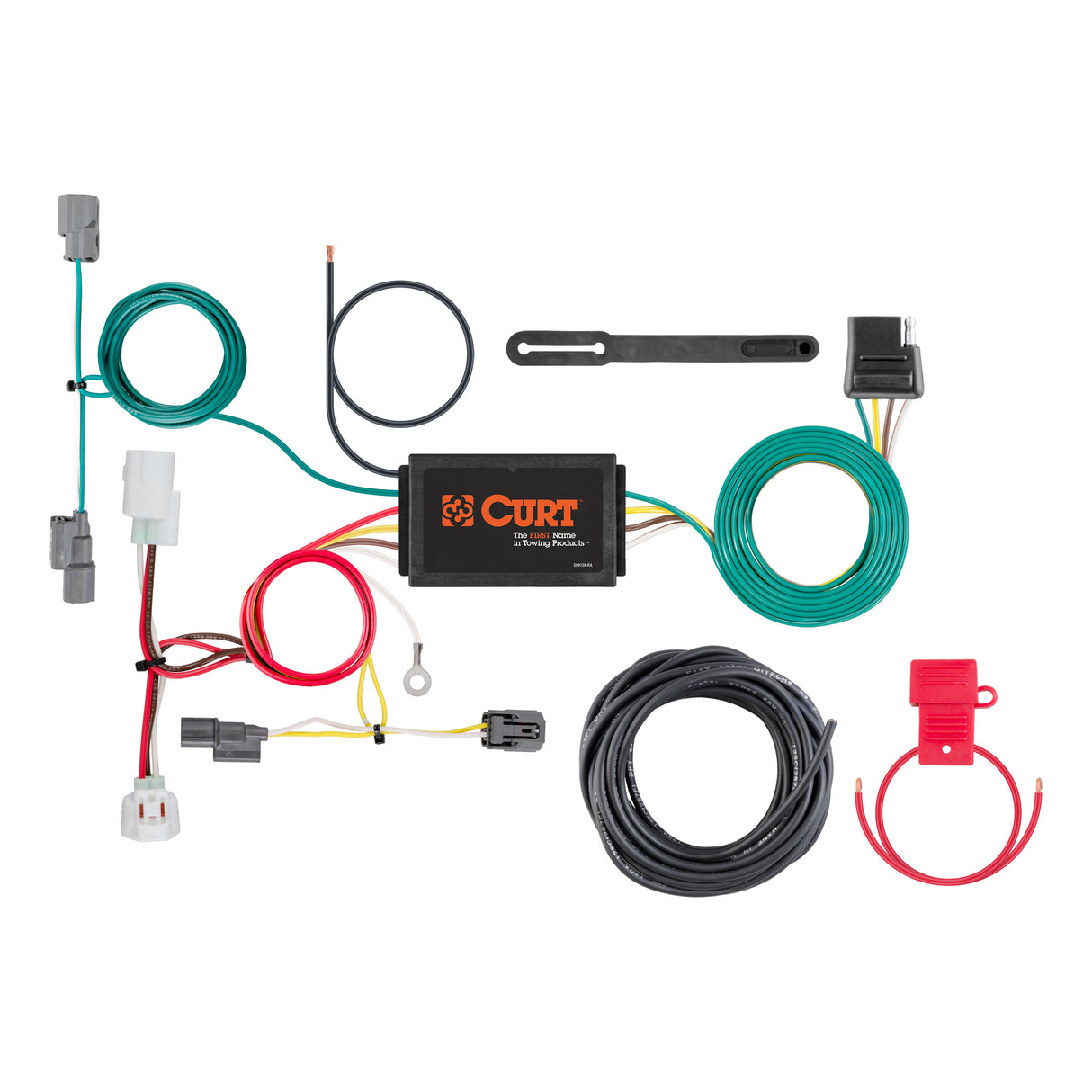 Curt - Custom Wiring Harness, 4-Way Flat Output, Select Acura ILX - 56269