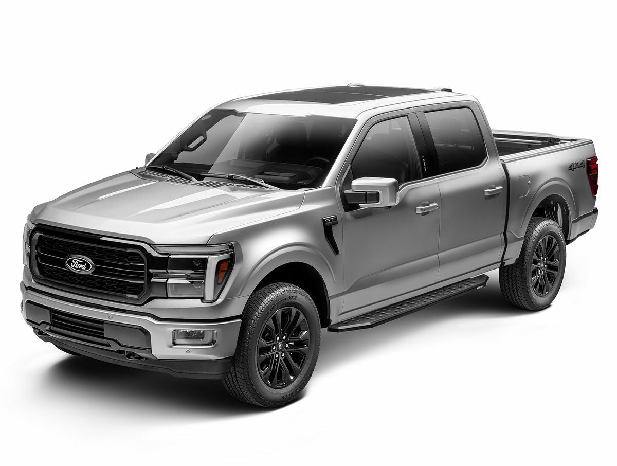 Go Rhino - 69036880T - RB20 Running Boards With Mounting Brackets - Protective Bedliner Coating