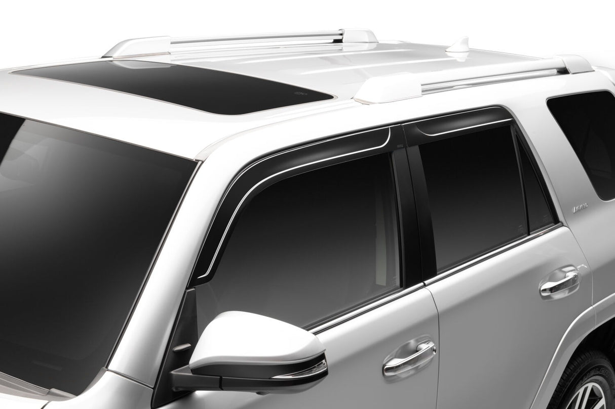 Husky Liners 2854027 Low Profile Dark Smoke Ventvisor Side Window Deflector, 4-Piece Set for 2010-2023 Toyota 4Runner