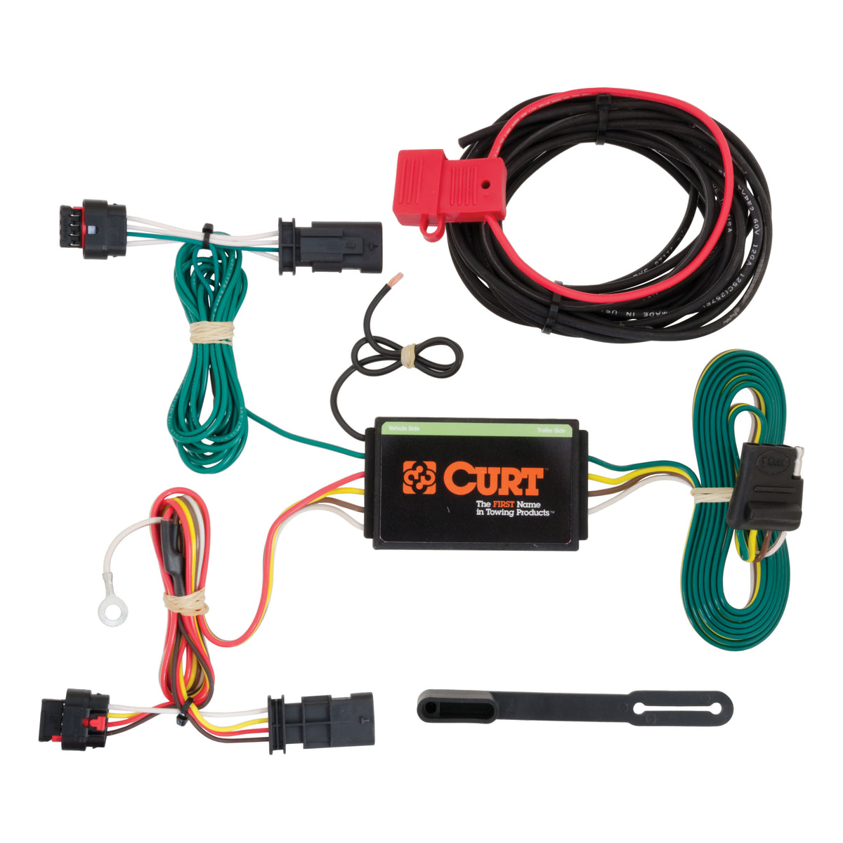 Curt - Custom Wiring Harness, 4-Way Flat Output, Select Chevrolet Traverse - 56181