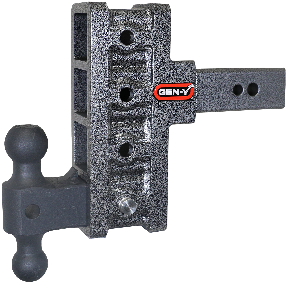 GEN-Y - Hitch GH-1914 2.5" Shank 6" Offset Drop 3.5K TW 32K Hitch & GH-0161 Versa-Ball - GH-1914