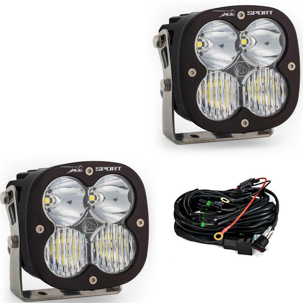 Baja Designs - 567803 - XL Sport LED Auxiliary Light Pod Pair - Clear Driving/Combination