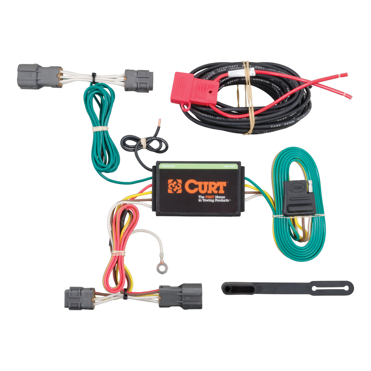Curt - Custom Wiring Harness, 4-Way Flat Output, Select Kia Rondo, Soul - 56220