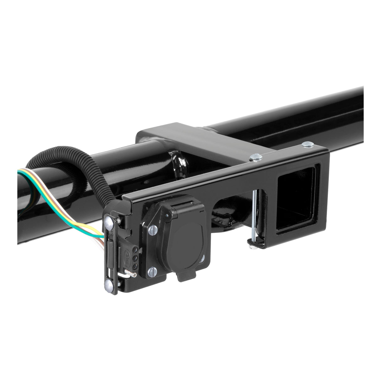 Curt - Easy-Mount Wiring Bracket for 4 or 5-Flat & 6 or 7-Round (2" Receiver) - 58000