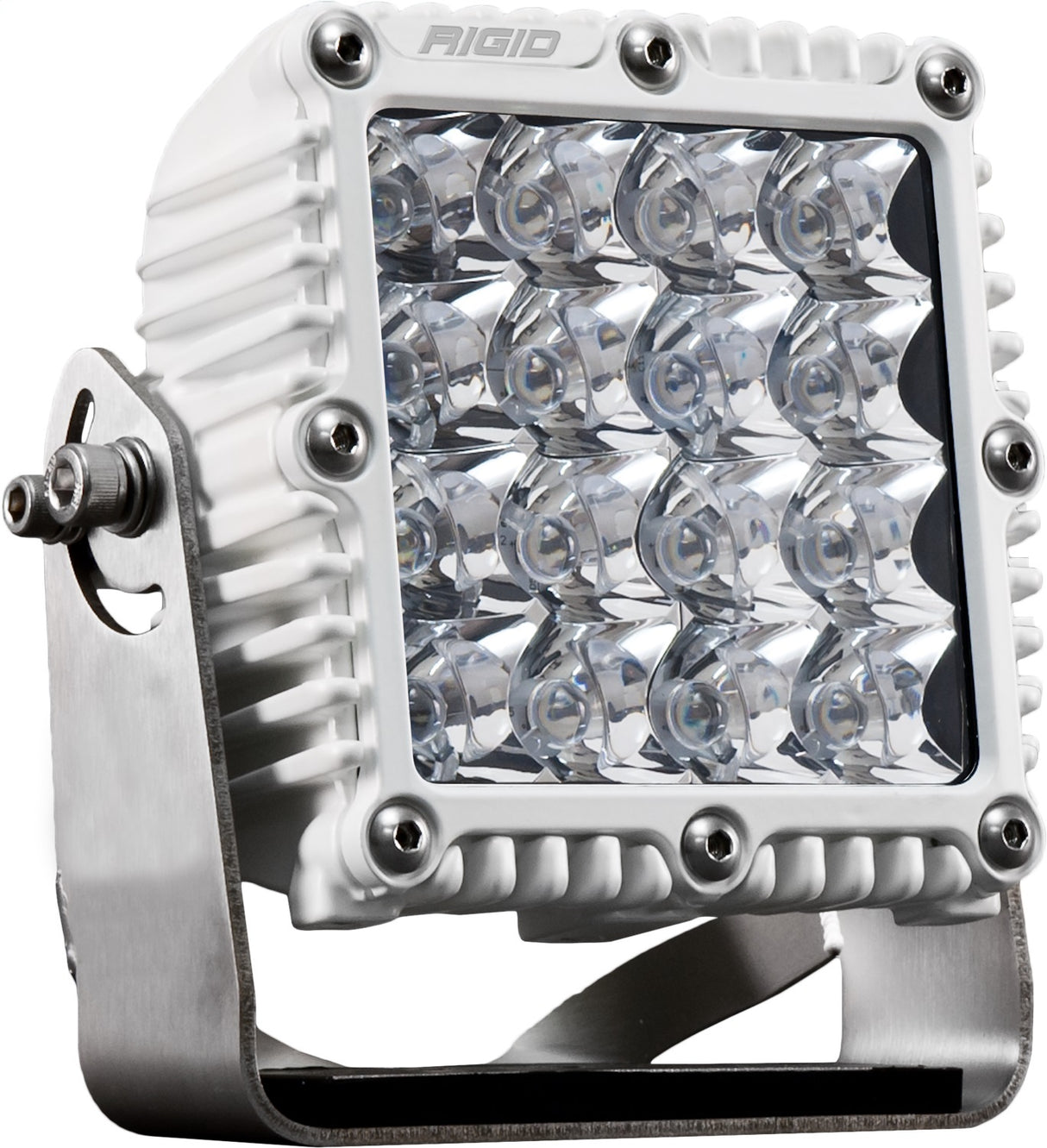 RIGID Industries - 245213 Q-Series PRO LED Light, Spot Optic, White Housing, Single