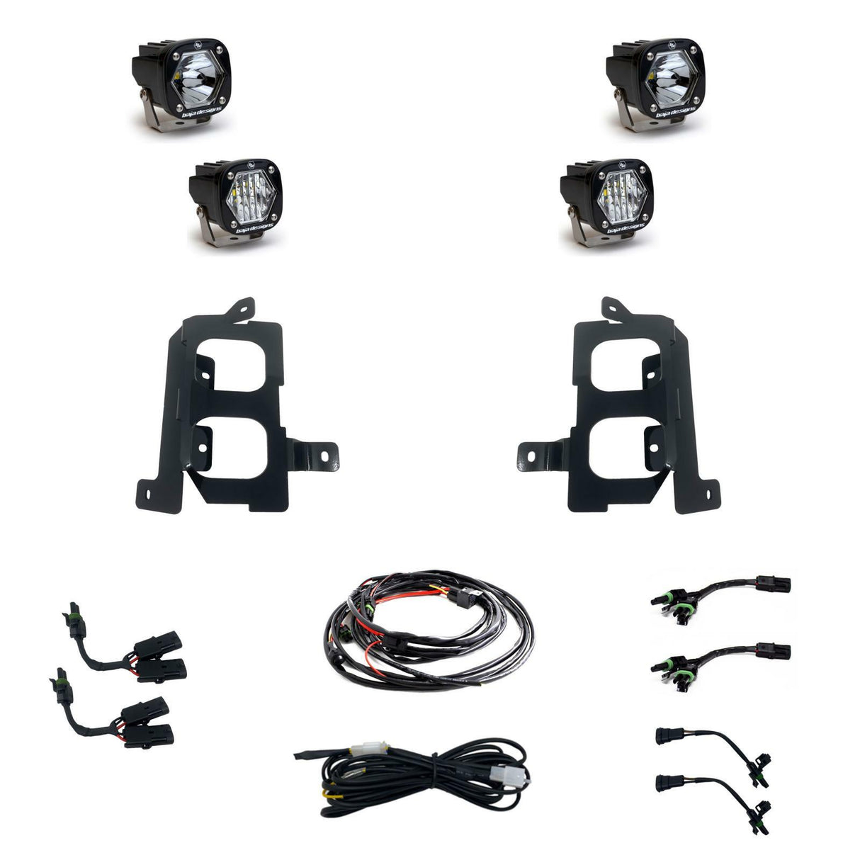 Baja Designs - 448085 - S1 Dual Fog Pocket Light Kit