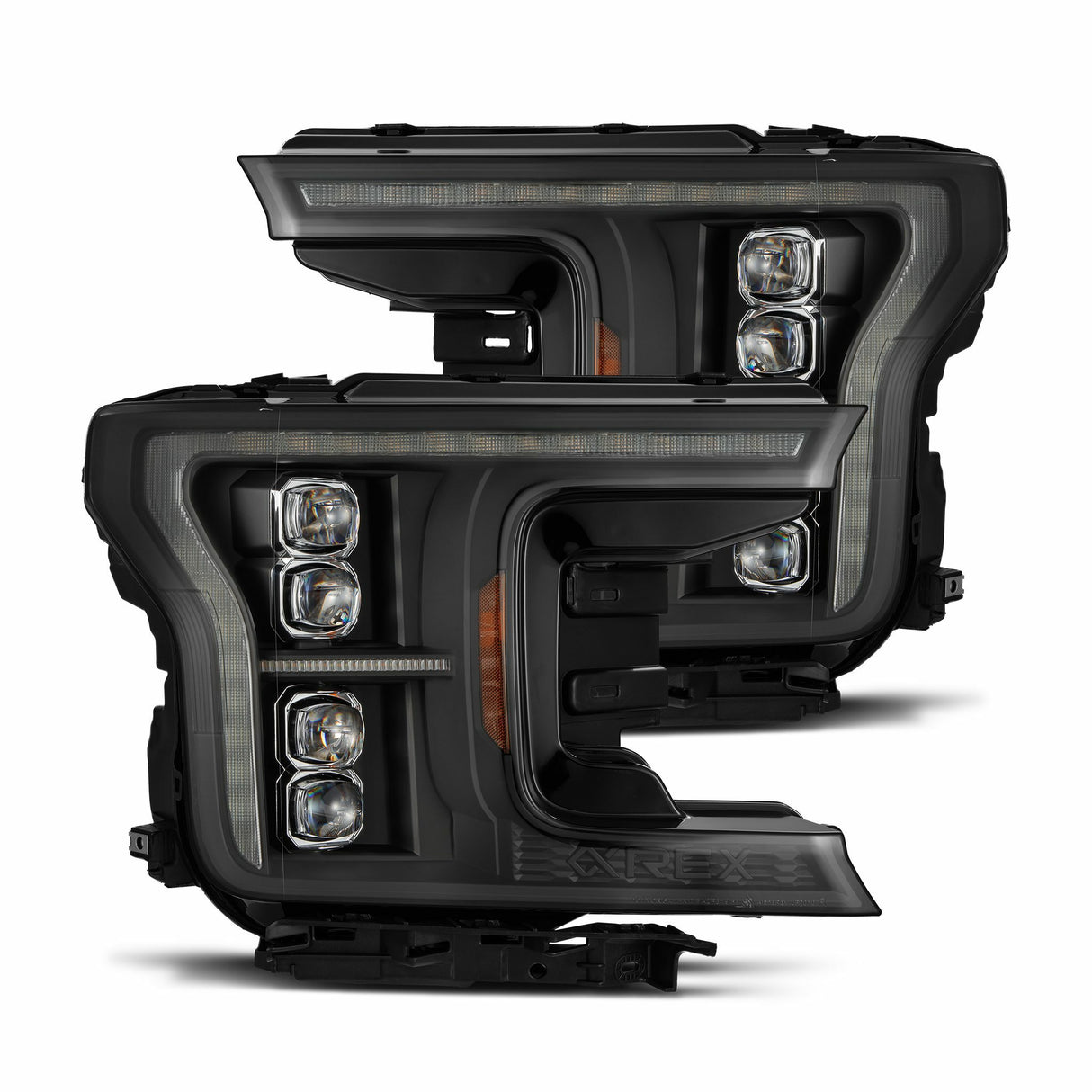 AlphaRex 880248 Projector Headlights Black