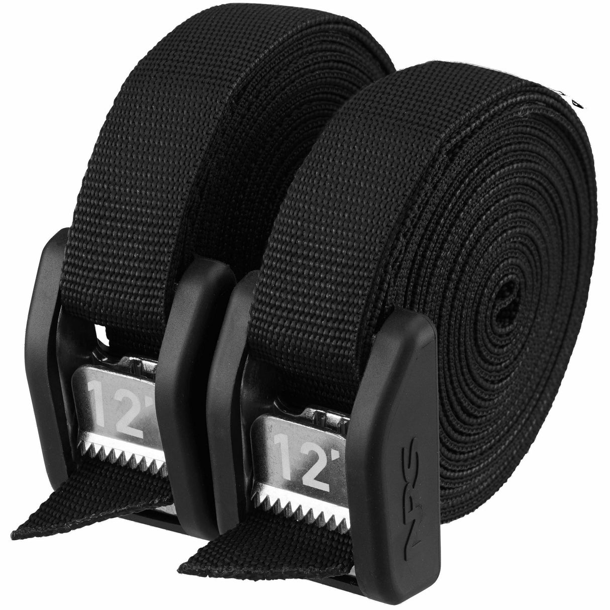 NRS - Buckle Bumper Straps Size: 12' Pair, Color: Stealth Black - 60028.01.105