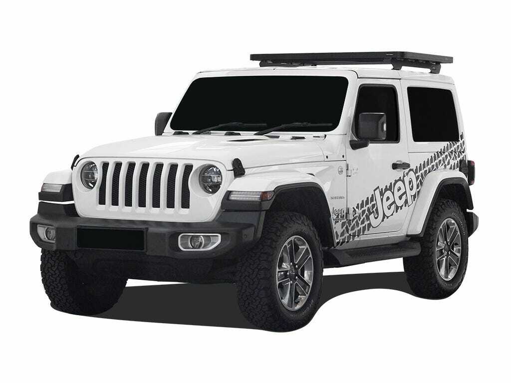 Front Runner - Jeep Wrangler JL 2 Door (2018-Current) Extreme 1/2 Roof Rack Kit - KRJW006T