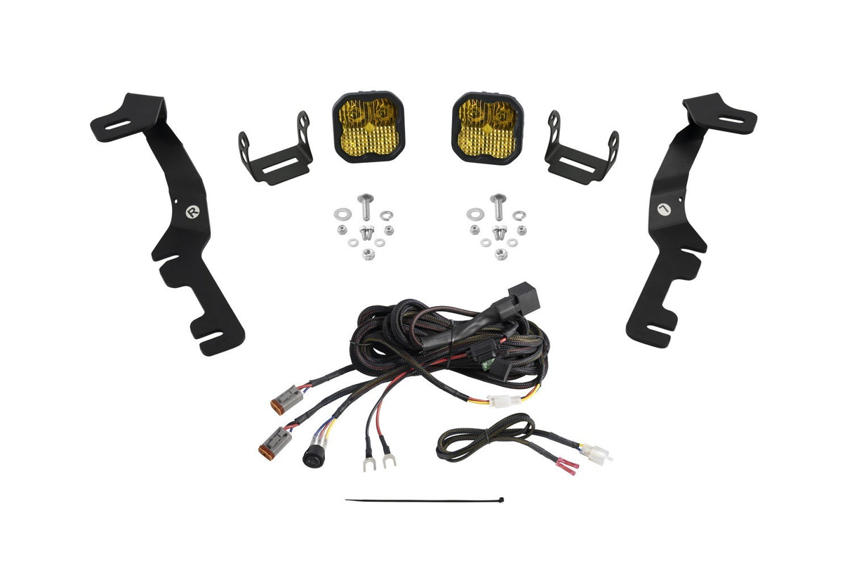 Diode Dynamics - Stage Series Ditch Light Kit for 2019+ Ram, SS3 Pro Yellow Combo - DD7602