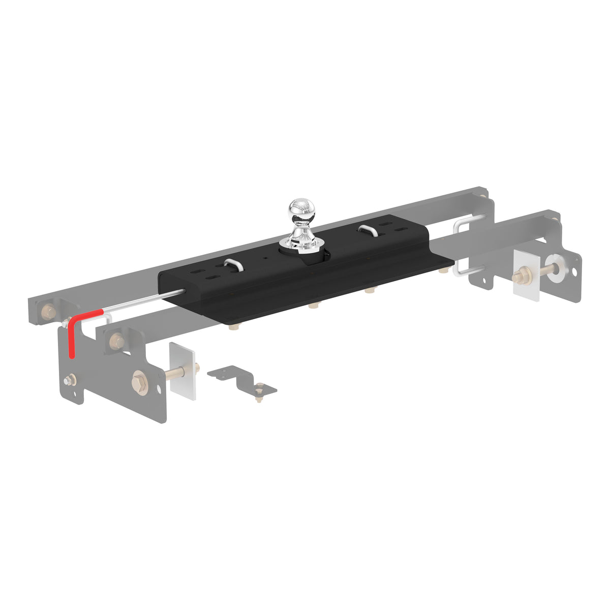 Curt - Double Lock Gooseneck Hitch, 2-5/16" Ball, 30K (Brackets Required) - 60615