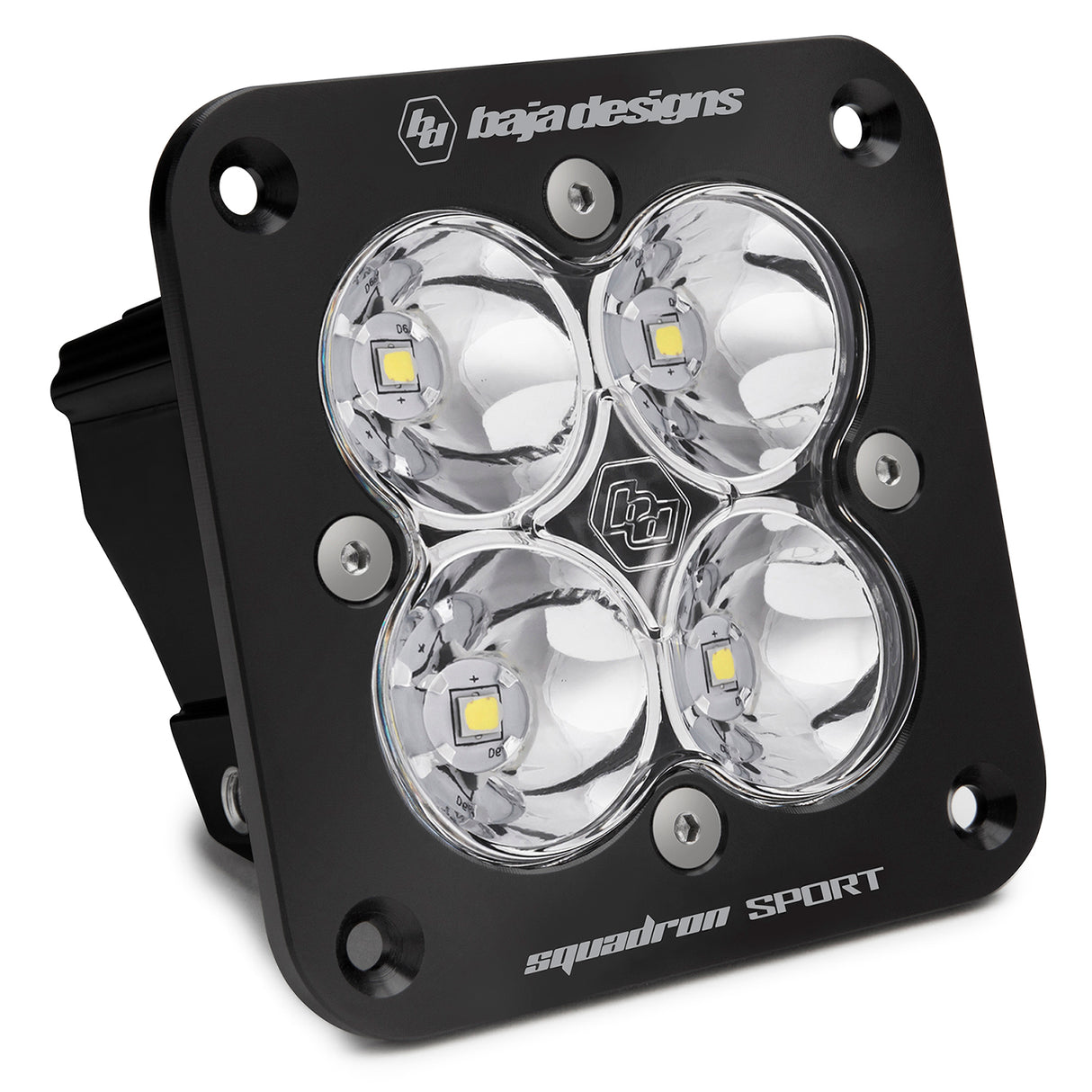 Baja Designs - 551001 - Squadron Sport Black Flush Mount LED Auxiliary Light Pod