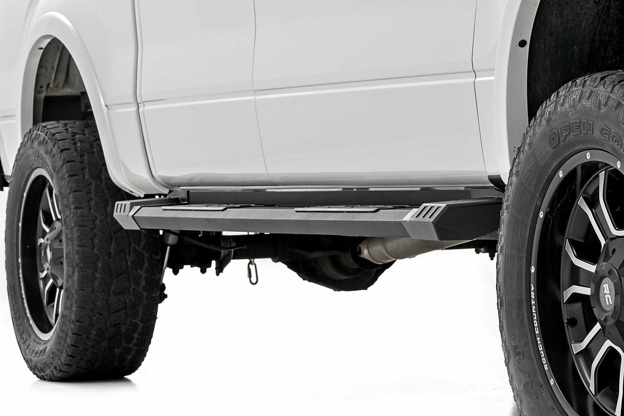 HD2 Aluminum Running Boards - Super Crew Cab - Ford F-150 2WD/4WD (2009-2014)