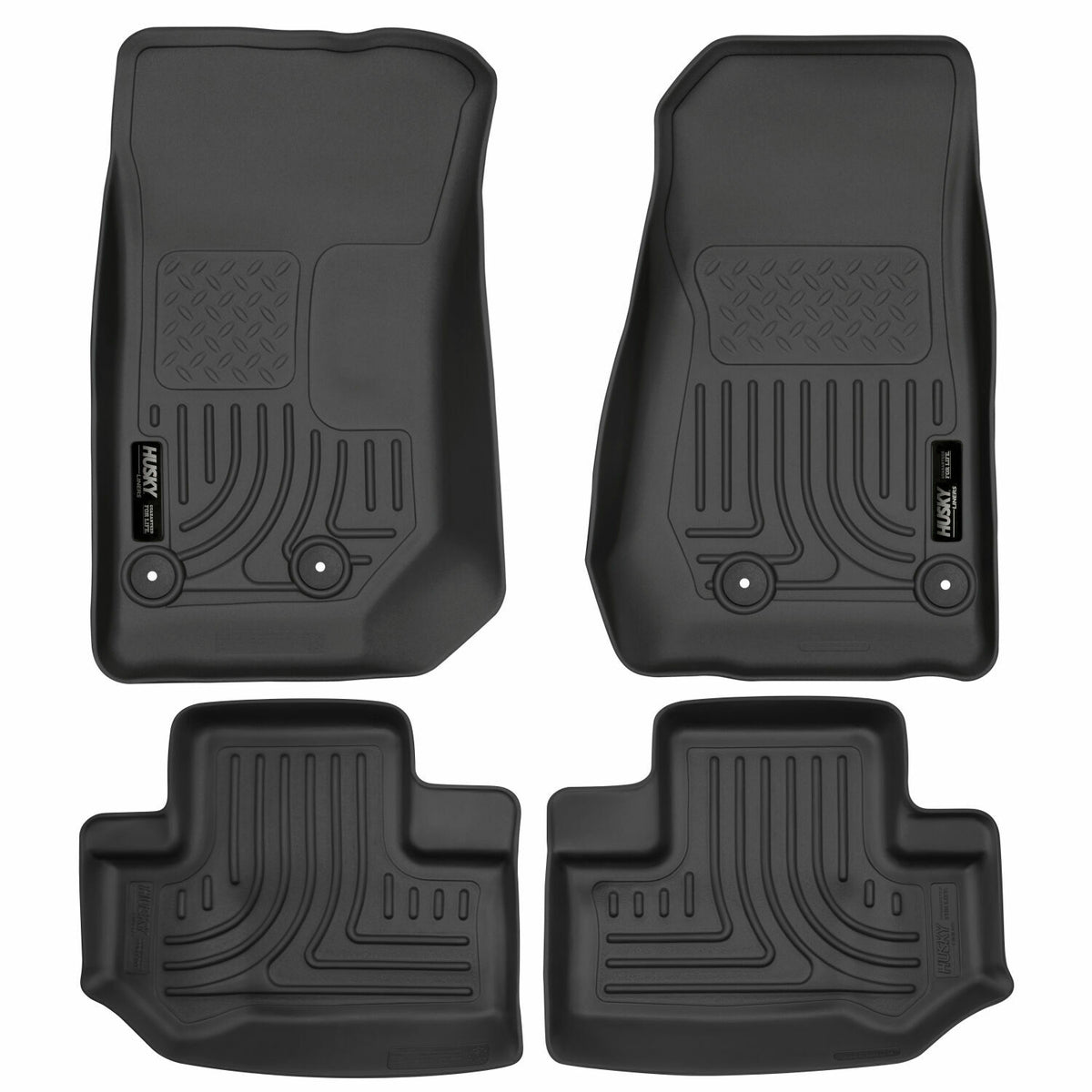 Husky Liners 93951 Weatherbeater - Front & 2nd Seat Floor Liners