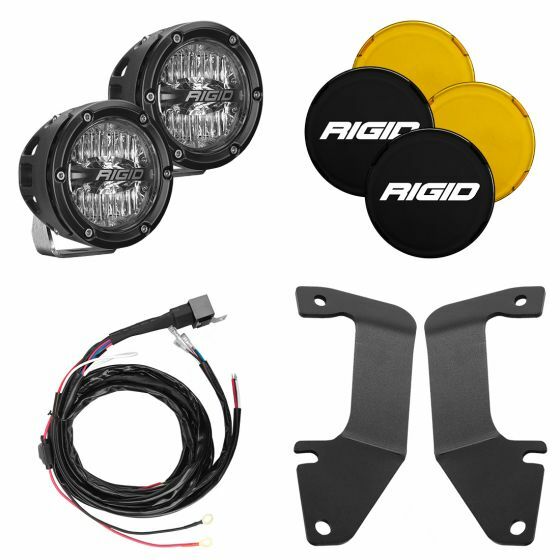 RIGID 2014-2020 Toyota Tundra A-Pillar Light Kit, Includes 4In 360-Series Drive