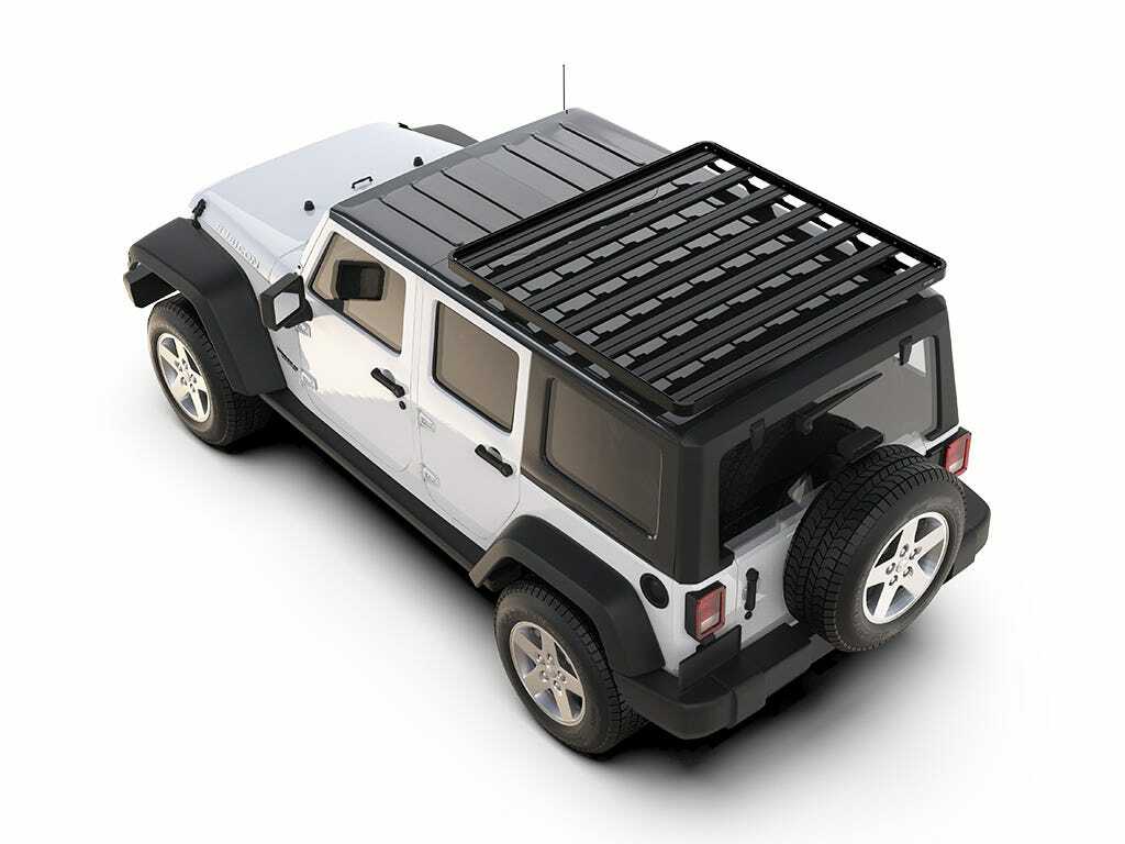Front Runner - Jeep Wrangler JK 4 Door (2007-2018) Extreme Slimline II 1/2 Roof Rack Kit - KRJW004T