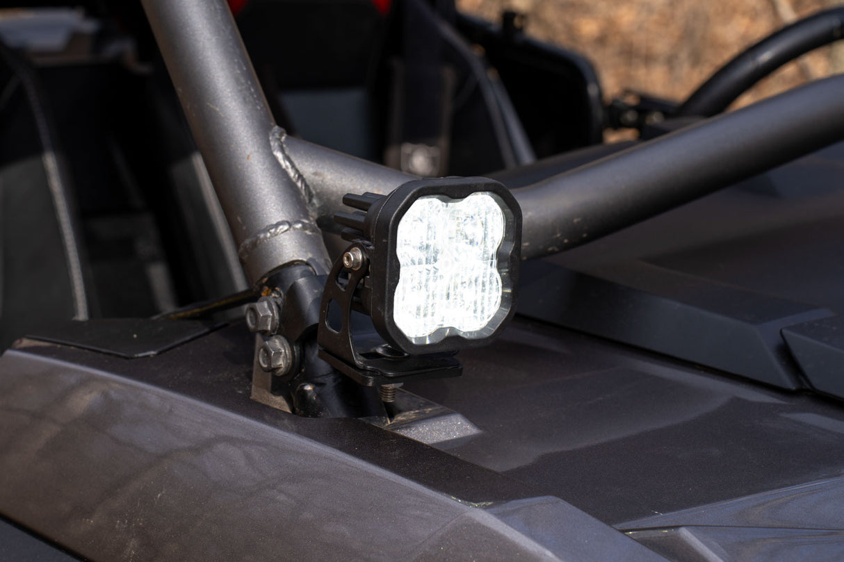 Diode Dynamics - Stage Series SS5 A-Pillar Pod Kit for 2014-2018 Polaris RZR XP, Pro White Combo - DD7852