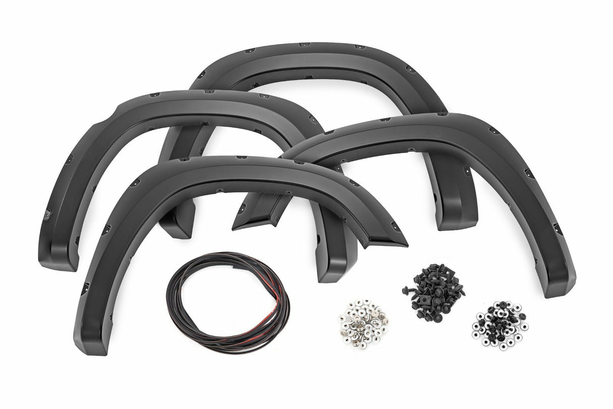 Rough Country - Pocket Fender Flares - Gloss Black - Ram 1500 2WD/4WD (2025) - F-D319205-RCGB