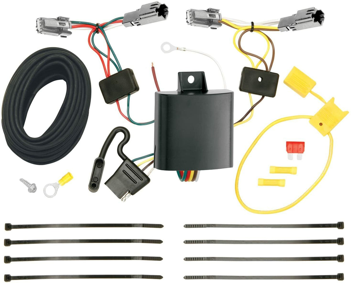 Tekonsha - T-One® T-Connector Harness, 4-Way Flat, w/Circuit Protected ModuLite® HD Module - 118653