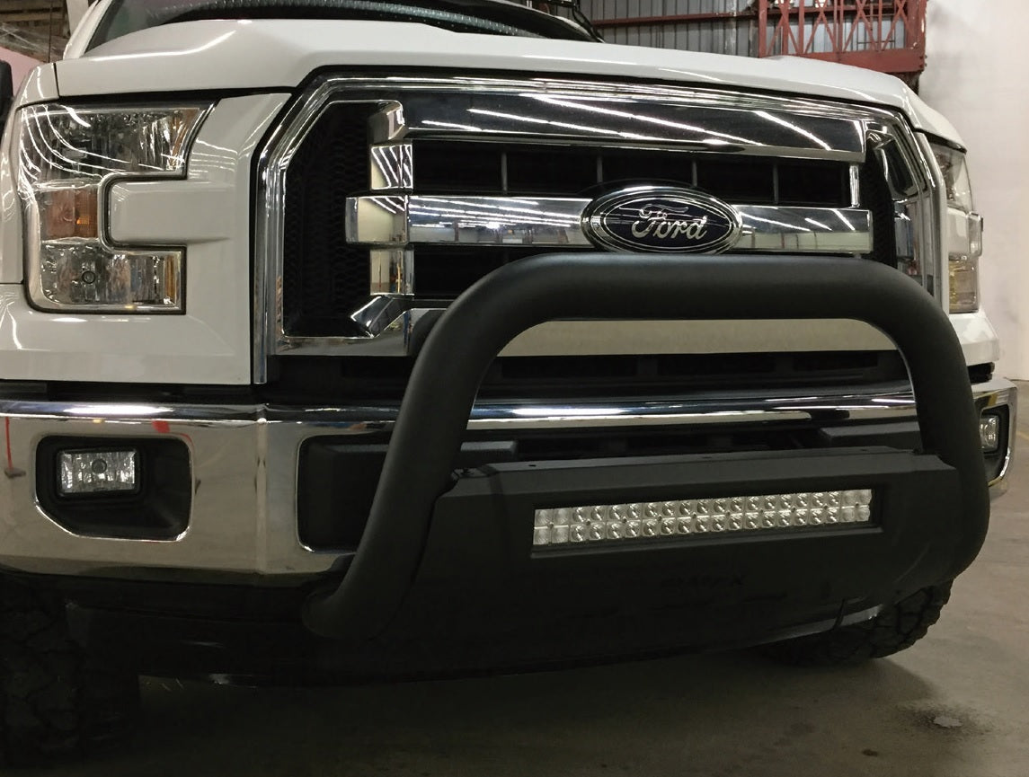 TrailFx - 3.5" Oval Bull Bar w/Light Option For Ram 1500- Black (B1605B)